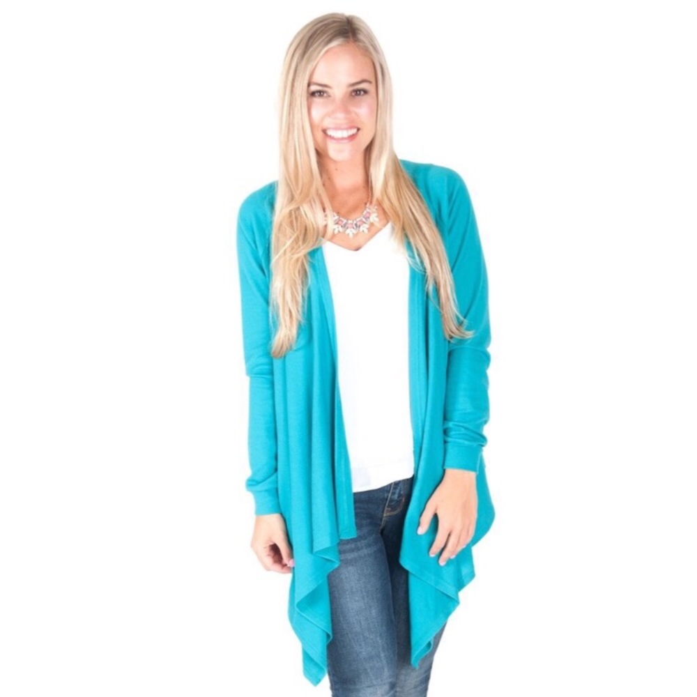 LAST ONE! Blue Boutique Waterfall Sweater - NWT 🌸